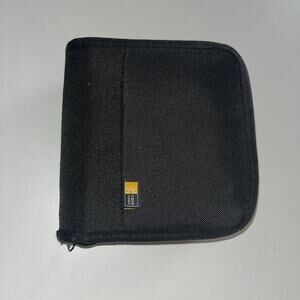 Case Logic Black Small DVD/CD Case holds up to 24 GUC (OS1)